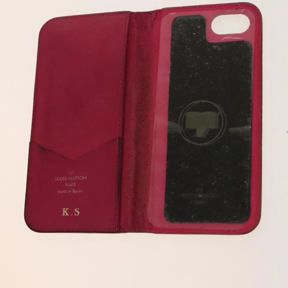 LOUIS VUITTON Monogram Cell Phone Case 10set LV Auth CB106
